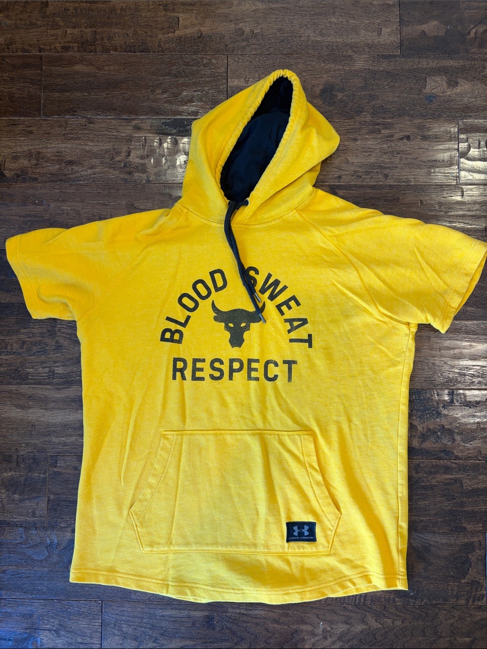 Under Armour Project Rock 'Blood Sweat Respect' Hooded Tee